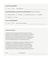 Load image into Gallery viewer, Oncology massage consultation form - Downloadable file