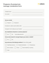 Load image into Gallery viewer, Pregnancy massage consultation form - Downloadable file