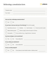 Load image into Gallery viewer, Reflexology Massage Consultation Form - Downloadable file
