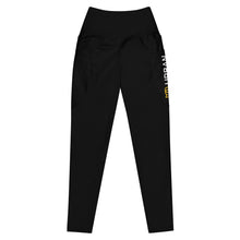 Load image into Gallery viewer, Black Leggings with Urban Logo on left pocket