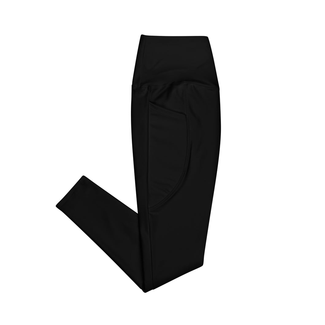 Black Leggings with Urban Logo on left pocket