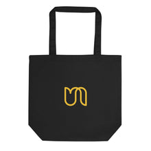 Load image into Gallery viewer, Organic Tote Bag with Printed Yellow Urban Tulip Logo