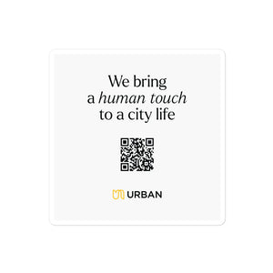 Urban 'Human-Touch' Slogan Stickers