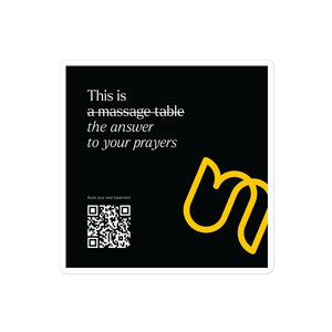 Urban Massage Table/bag Sticker