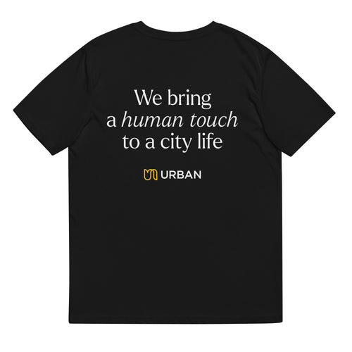 Urban Back Printed 'Human Touch' Slogan T-Shirt - Unisex