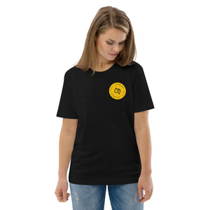 Urban Front Printed Yellow 'Urban Grade' + Back Printed Black Large Tulip Logo - T-Shirt - Unisex