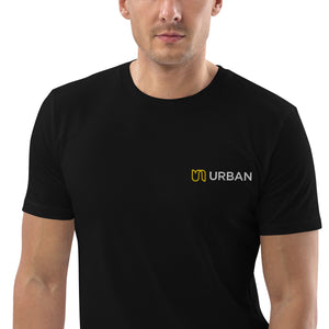 Urban Front Embroidered Full Logo + Back Printed Black Foil Tulip - T-Shirt - Unisex