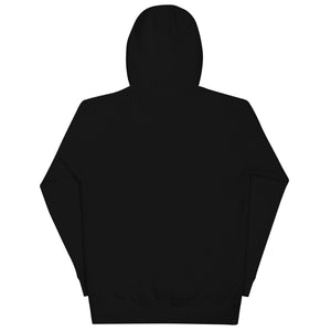 Black Hoodie - Front Printed Small Urban Logo - Unisex