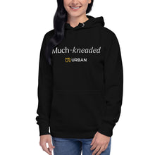 Load image into Gallery viewer, Black Hoodie - Front Printed &#39;Much Kneaded&#39; Slogan - Unisex